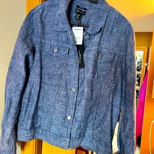 Jones New York Size XL - Linen “Jean Jacket”